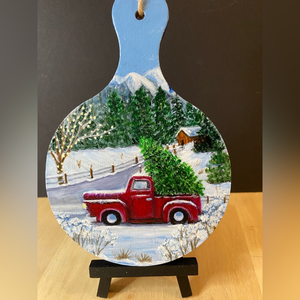 Hand Crafted Red Truck
